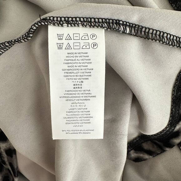 NWT Michael Kors Malachitery Velvet Cheetah Sheath Dress Chain Boat Neck Size 2X - Picture 13 of 14